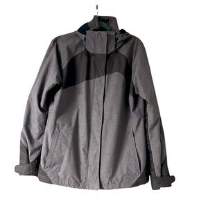 Columbia size large interchange brown jacket